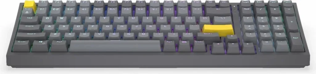 Tastierë mekanike Endorfy Celeris 1800, RGB, wireless, 96%, gri - 4