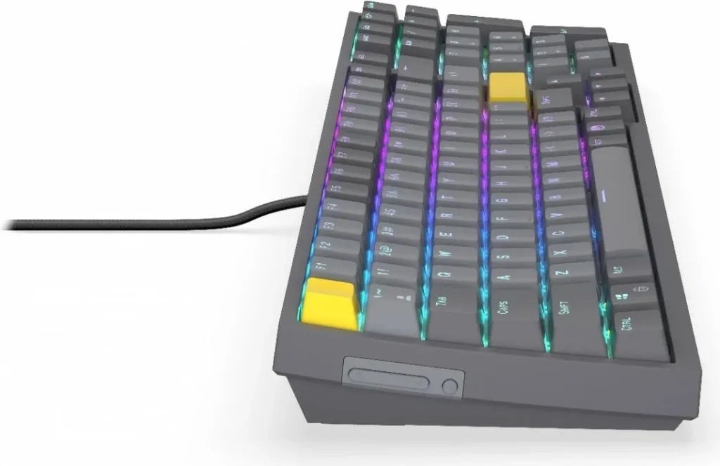 Tastierë mekanike Endorfy Celeris 1800, RGB, wireless, 96%, gri - 7