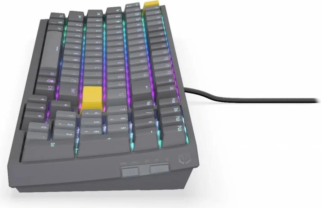 Tastierë mekanike Endorfy Celeris 1800, RGB, wireless, 96%, gri - 8