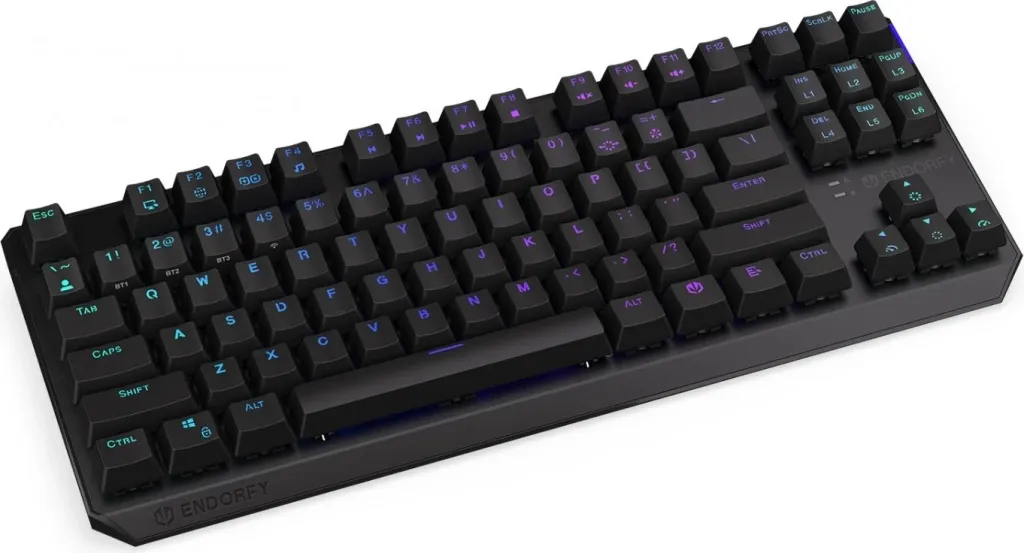 Tastierë Endorfy Thock Wireless Pudding, Kailh Red, e zezë, US - 2