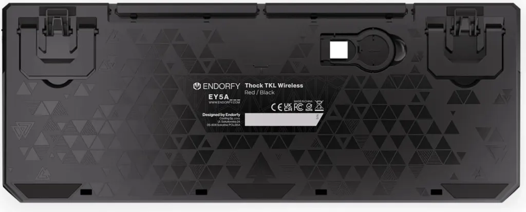 Tastierë Endorfy Thock Wireless Pudding, Kailh Red, e zezë, US - 12