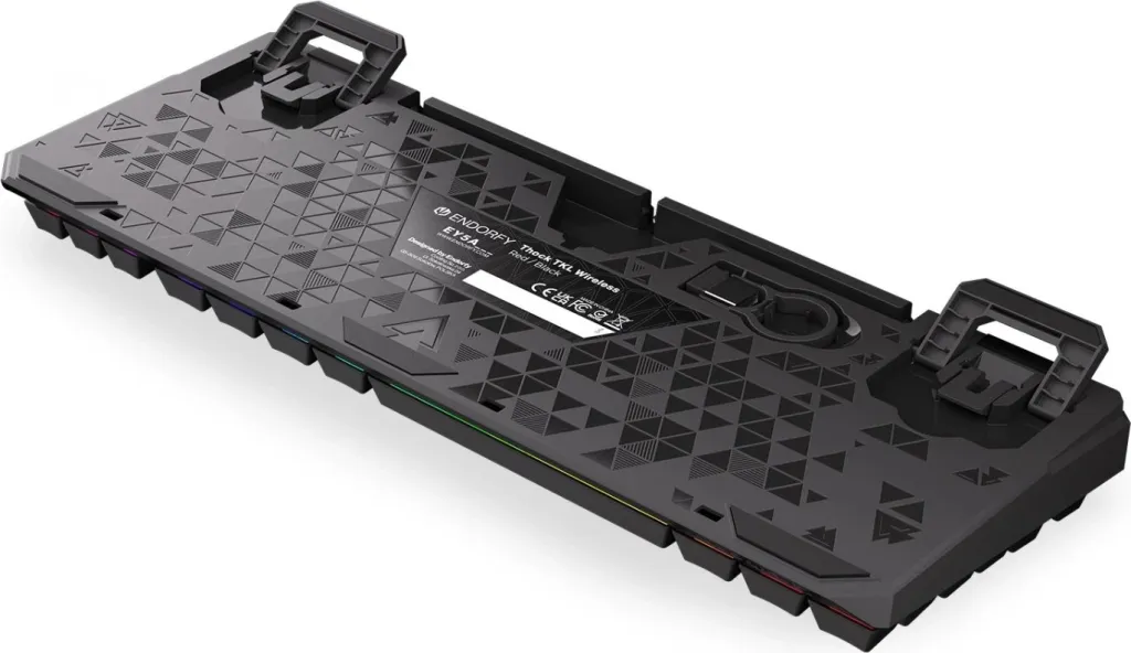 Tastierë Endorfy Thock Wireless Pudding, Kailh Red, e zezë, US - 14