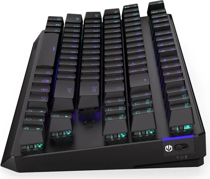 Tastierë Endorfy Thock Wireless Pudding, Kailh Red, e zezë, US - 6
