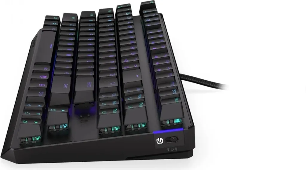 Tastierë Endorfy Thock Wireless Pudding, Kailh Red, e zezë, US - 7