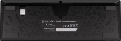 Tastierë mekanike Endorfy Thock Compact Wireless, 65%, RGB, e zezë - 13