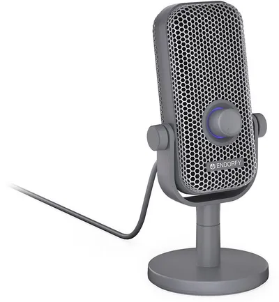 Mikrofon studio Endorfy Solum Voice S, USB, kardioid, i bardhë Onyx - 1