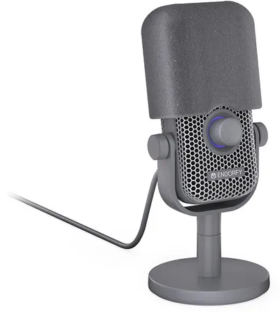 Mikrofon studio Endorfy Solum Voice S, USB, kardioid, i bardhë Onyx - 2