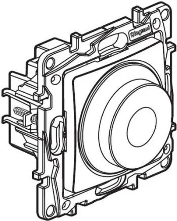 Ndërprerës rrotullues Legrand, NILOE Dimmer, 22 mm, bezhë