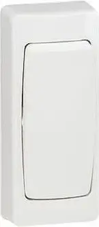 Ndërprerës Legrand Oteo Mini, 10 AX, i bardhë