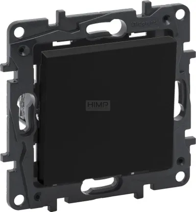 Çelës crossover Legrand Niloe Step 863507, 10AX, i zi - 1