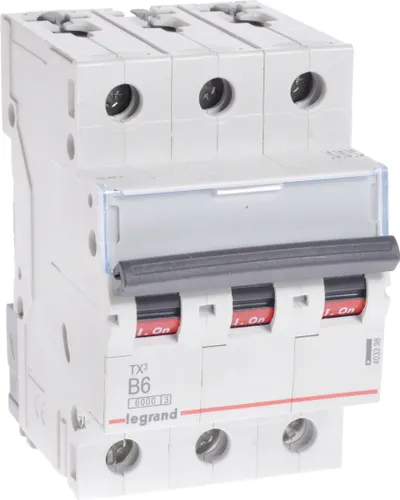Ndërprerës Legrand, 3P, B, 6A, AC, 6kA - 1