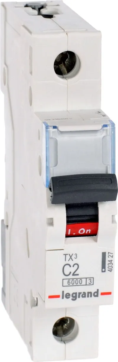 Ndërprerës qarku Legrand S 301 1P C 2A 6000A - 1