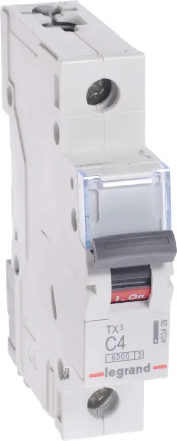 Ndërprerës miniaturë Legrand, S 301, 1P, 4A, 6000A - 403429
