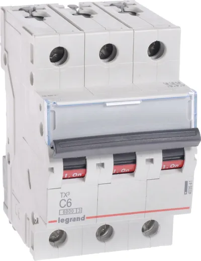 Ndërprerës qarku Legrand S303 C6 TX3 6A 6kA 403541 - 1