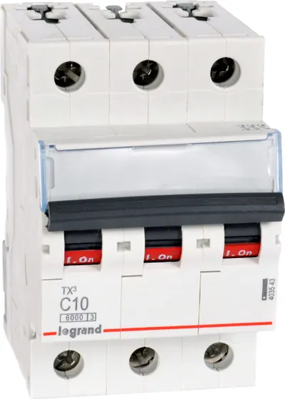 Ndërprerës qarku Legrand S303, C10, TX3, 10A, 6kA, 403543 - 1