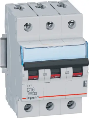 Ndërprerës Legrand, 3 pole, 16 A