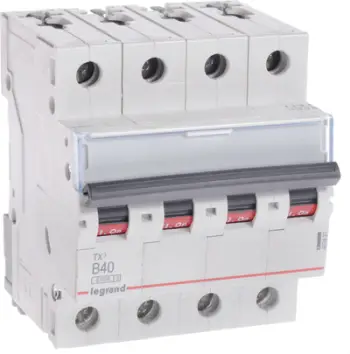 Ndërprerës miniaturë Legrand, S304, B40, TX3, 40A, 6kA, 403421