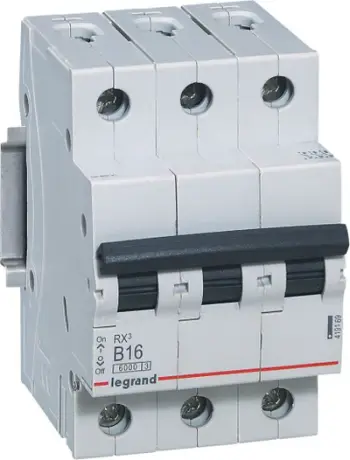 Ndërprerës Legrand Miniature, RX3, 3P, B, 16A