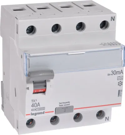 Ndërprerës Legrand Residual, 40A, 0.03A - 1