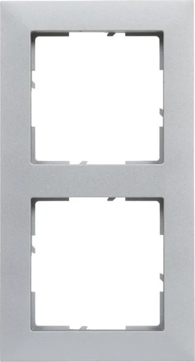 Kornizë dopio Legrand SUNO 721512, për 2 module, alumin - 2