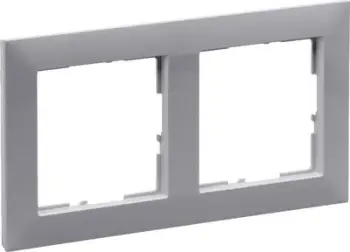 Kornizë dyshe Legrand SUNO 721542, për 2 module, ngjyrë cement