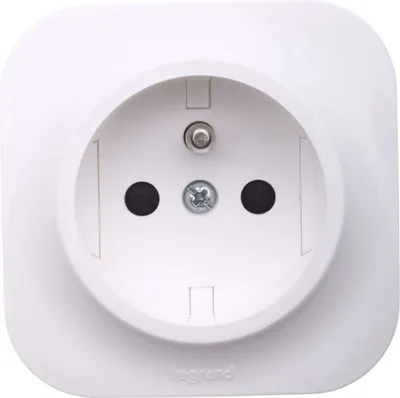 Prizë me tokëzim Legrand 782417, 16 A, 250 V, e bardhë - 1