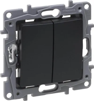 Çelës ndriçimi Legrand Niloe Selection Candle 762205, 10AX, anthracite - 1