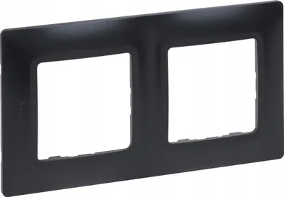 Kornizë dyshe Legrand Niloe Selection 762022, universale, antracit - 1