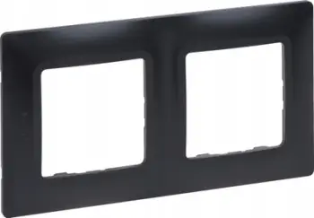 Kornizë dyshe Legrand Niloe Selection 762022, universale, antracit