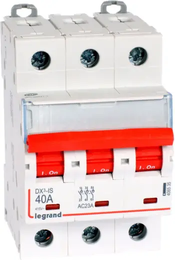 Çelës izolues Legrand FRX 303 406535, 3 polë, 40A, 400 V, i bardhë