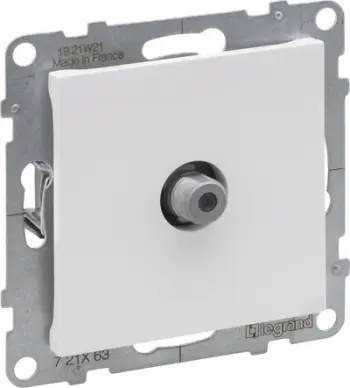 Prizë TV Legrand SUNO 721163, lloj F, 1.5 dB, e bardhë