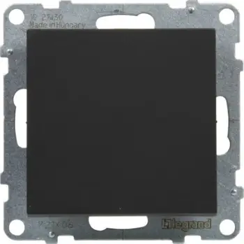 Çelës shkallësh Legrand SUNO 721406, 10AX 250V, montim i fshehtë, i zi