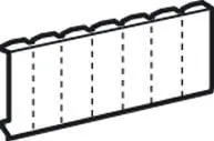 Plakë mbuluese Legrand 001664, 18 module, e bardhë - 1