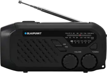 Radio portabile Blaupunkt ER10 me elektrik, e zezë