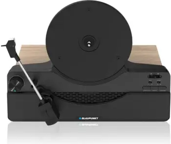 Gramafon Blaupunkt VT100BK, vertikal, me altoparlant të integruar, i zi