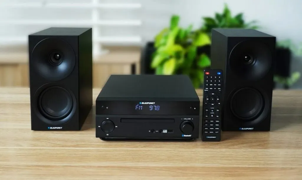 Mini-tower Blaupunkt MS30.2BT me Bluetooth, i zi - 1