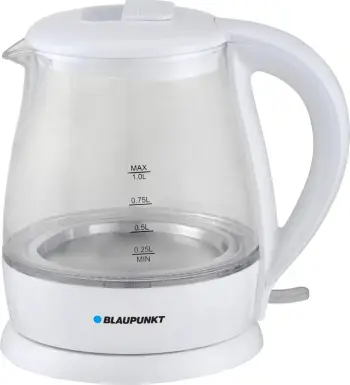 Vluese uji elektrike Blaupunkt EKG301, e bardhë