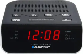 Orë radio me zile Blaupunkt CR5WH, e zezë