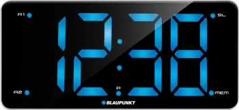 Radio alarm Blaupunkt CR15WH, FM, portë USB, e bardhë