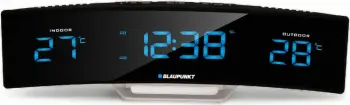 Radio me Orë dhe Matje të Temperatures Brenda/Jashtë BLAUPUNKT CR12BK