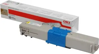 Toner për printer OKI C332/MC363, 1500 faqe, i verdhë