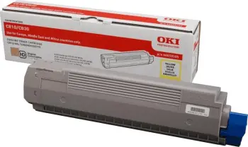 Toner OKI C810/830, i verdhë