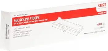 Shirit printeri, OKI 43821103, për Microline 5100FB, rendiment 2,000,000 karaktere, i zi