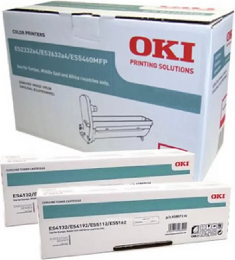 Toner, OKI ES 5432dn 46490623 standard cyan - 1