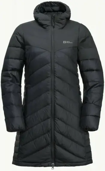 Xhaketë femrash Jack Wolfskin Bergland INS Hoody W, PRIMALOFT, rezistente ndaj erës, e zezë