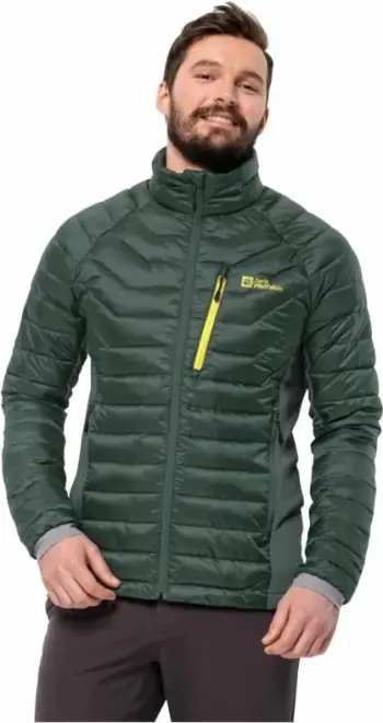 Xhup dimëror Jack Wolfskin Routeburn Pro Ins Jacket M, për meshkuj, i gjelbër