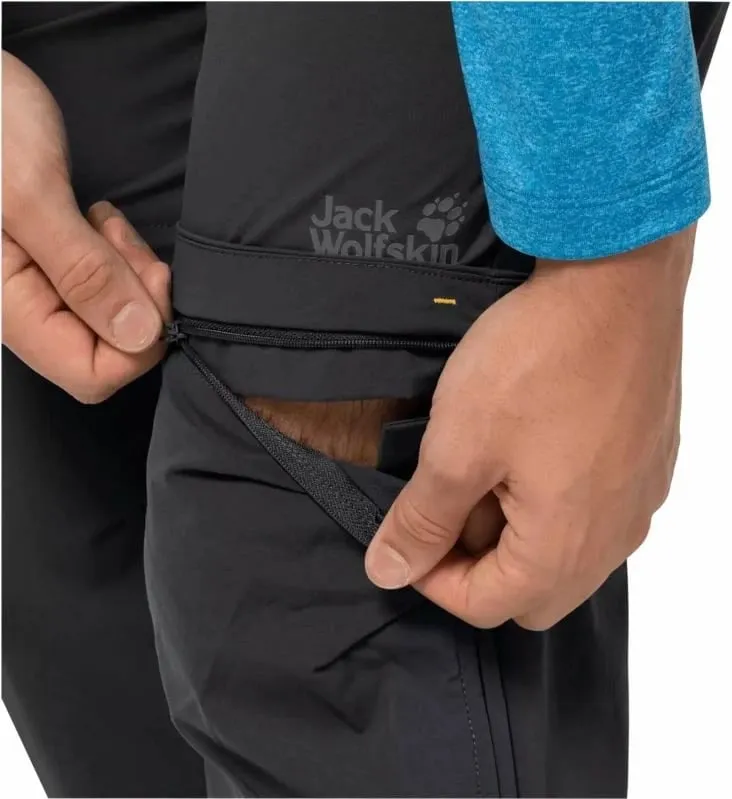 Pantallona për meshkuj Jack Wolfskin, të zeza - 4