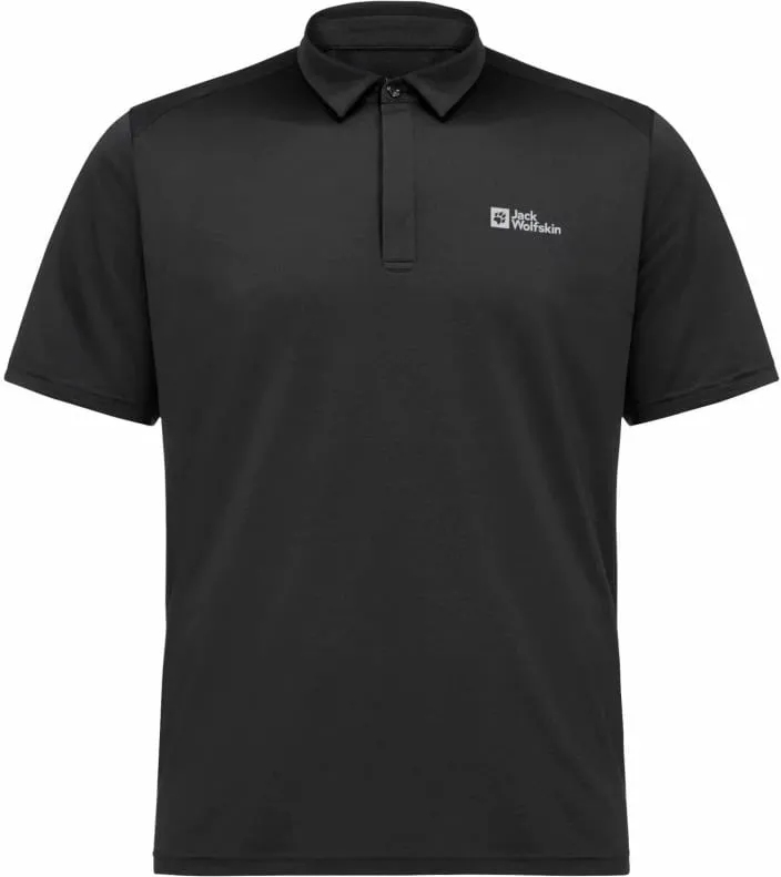 Maicë polo për meshkuj Jack Wolfskin, e zezë - 1