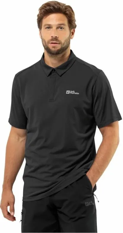 Maicë polo për meshkuj Jack Wolfskin, e zezë - 2