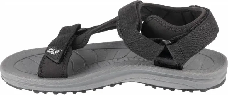 Sandalet për meshkuj Jack Wolfskin, të zeza - 2
